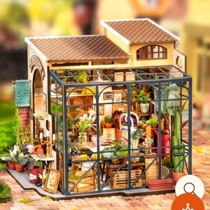 Miniature Greenhouse Dollhouse Kit